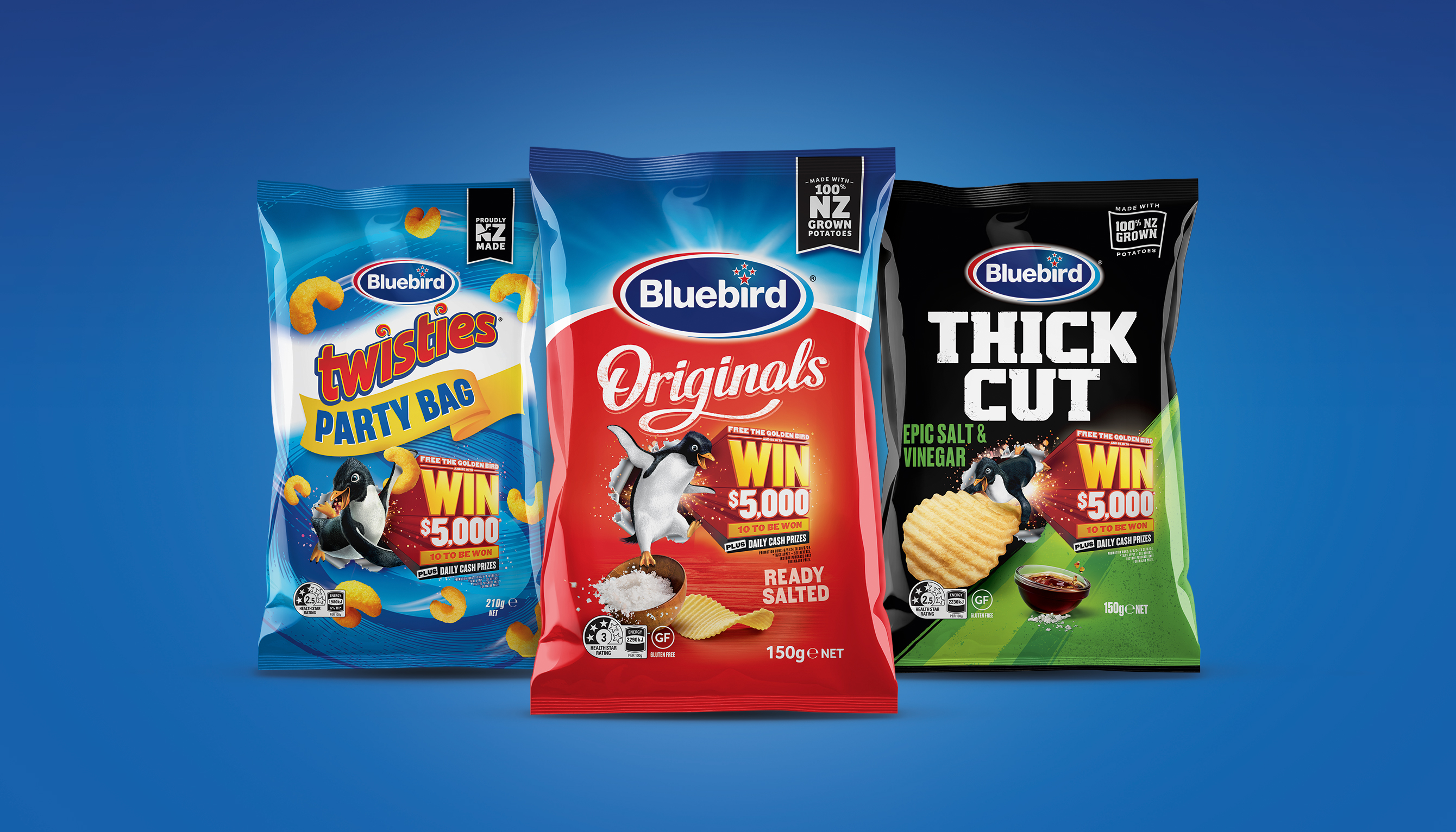 Bluebird chip packets