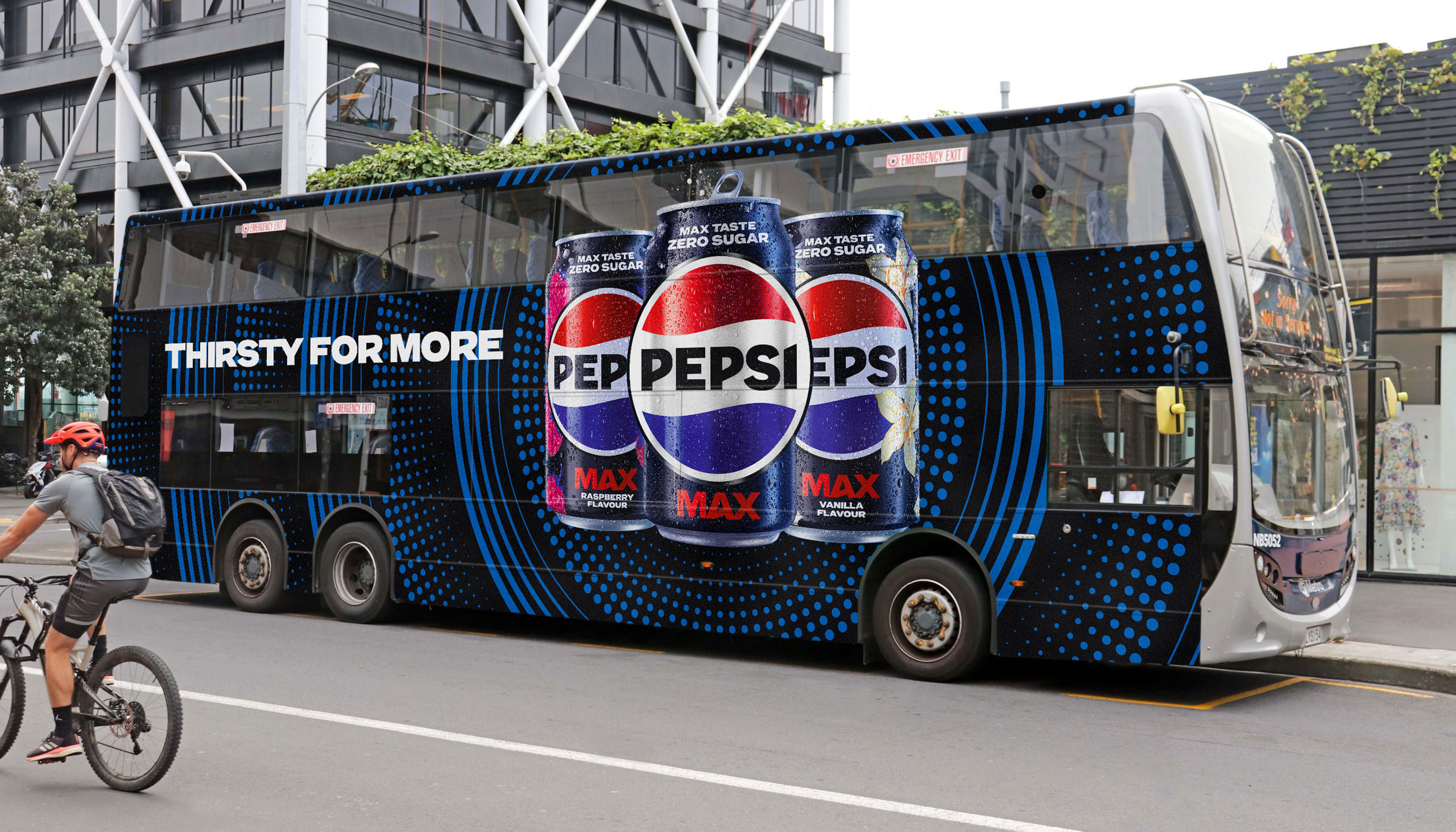 Image of the Pepsi Max challenge van.