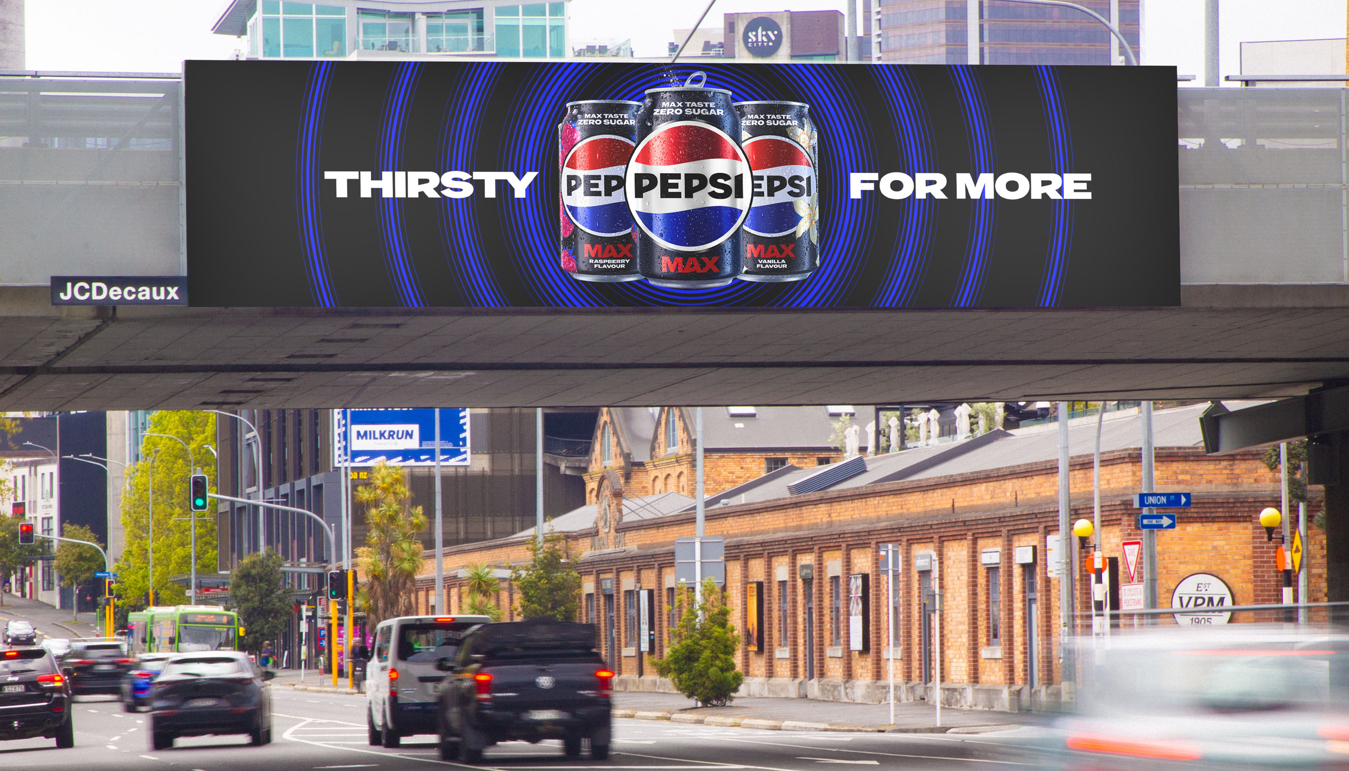 Pepsi Billboard at Vic Park Flyover