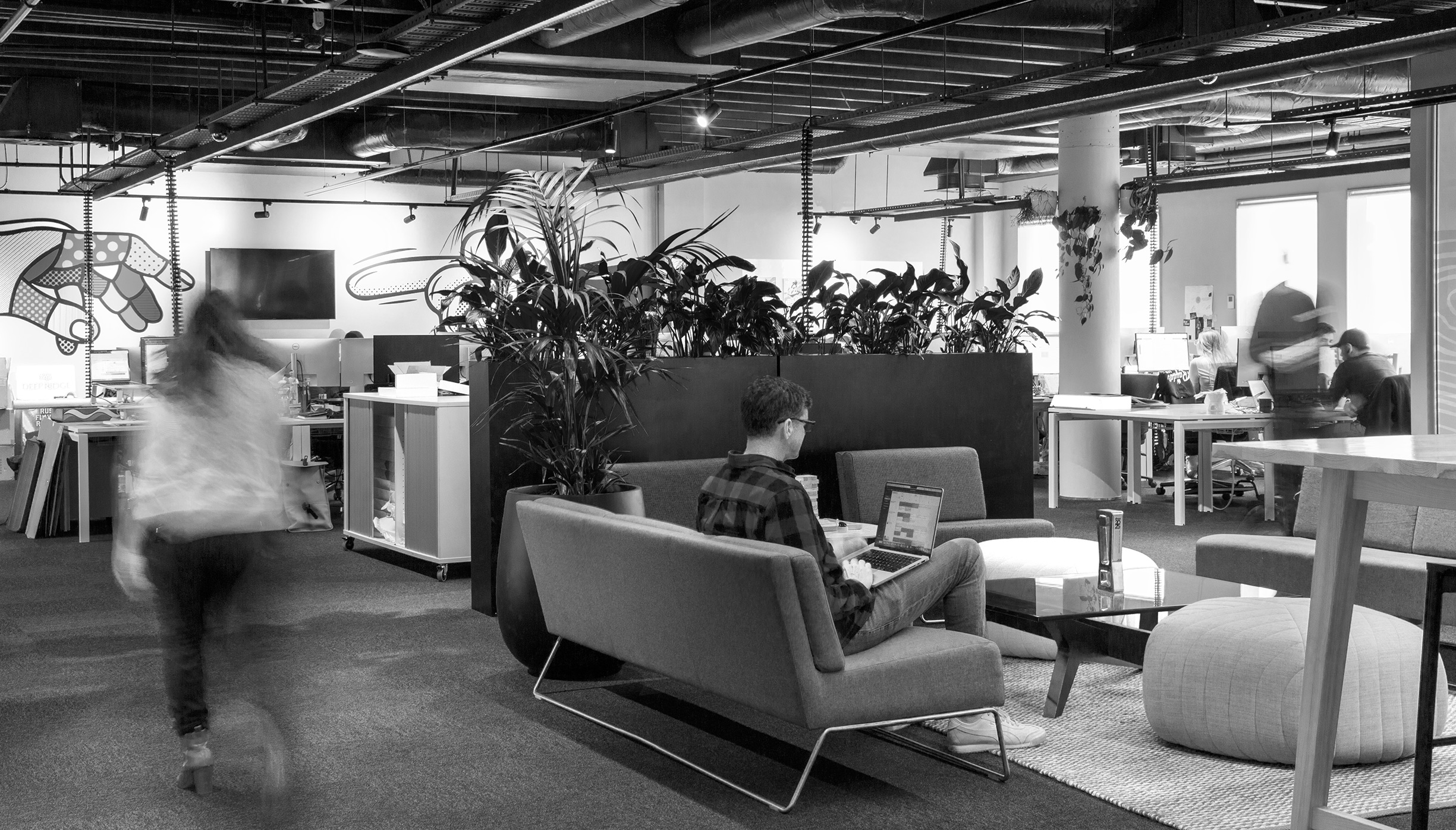 Photography depicting the Raydar office. 